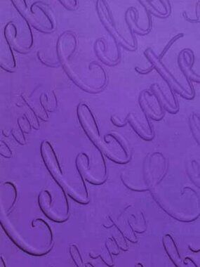 Gemini 3D Embossing Folder 5"X7" - Celebrate